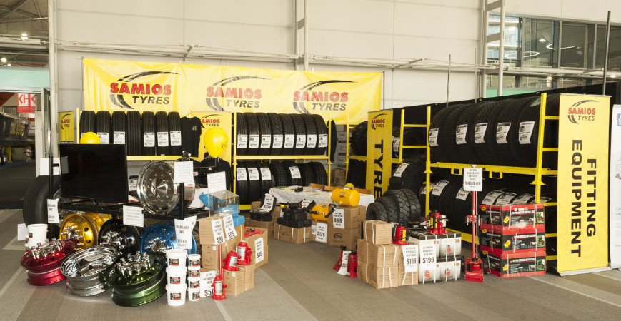 Samios Tyres at the Brisbane Truck Show